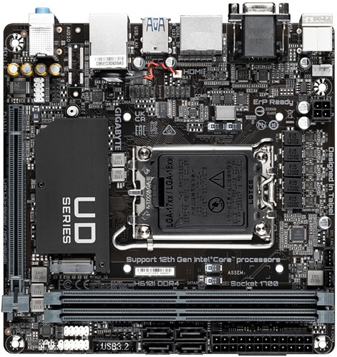 GIGABYTE H610I DDR4 moederbord Intel H610 Express LGA 1700 mini ITX-3