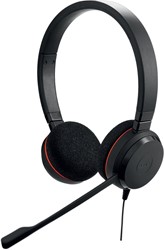 Headset Jabra Evolve 20 SE MS Stereo Bedraad Hoofdband Kantoor/callcenter USB Type-A Zwart