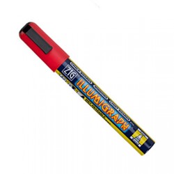 Viltstift Zig Illumigraph PMA-510 wet erase 2-6MM rood