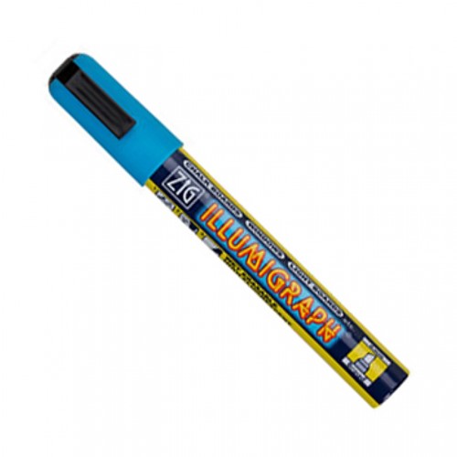 Viltstift Zig Illumigraph PMA-510 wet erase 2-6MM lichtblauw