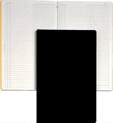 Boekhoudschrift 320x195mm journaal harde kaft zwart