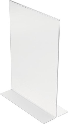 Kaarthouder Deflecto T-standaard A5 staand-3