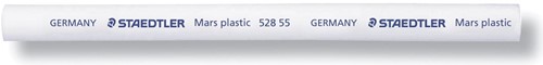 Gum Staedtler Mars 52855 navulling voor gumhouder wit 