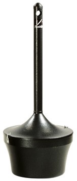 Asbak staand Rubbermaid Aladdin peukenzuil 41x98cm zwart 