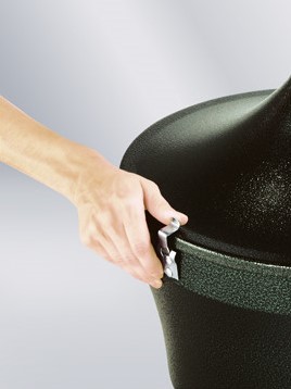 Asbak staand Rubbermaid Aladdin peukenzuil 41x98cm zwart -3