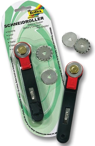 Snijmes Folia met 3 verschillende ronde mesjes