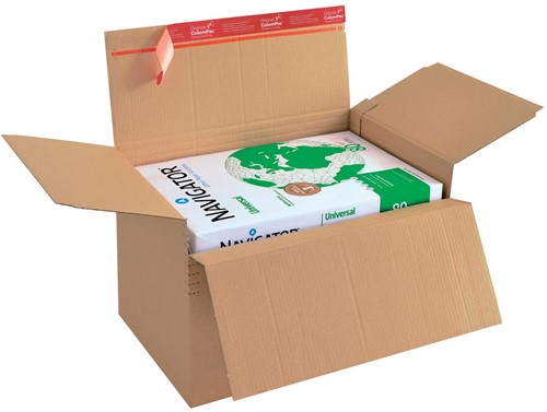 Verzenddoos Colompac 445x315x180-300mm bruin