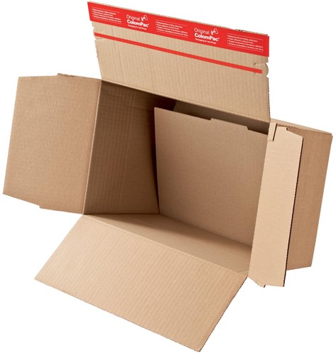 Verzenddoos Colompac 445x315x180-300mm bruin-2
