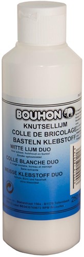 Knutsellijm Bouhon uitwasbaar 250 ml.