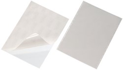 Insteekhoes Durable 8527 pocketfix U-map A4 zelfklevend p/50