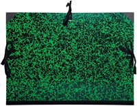 Tekenmap Exacompta 47x62cm annonay sluiting met linten groen