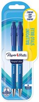 Gelschrijver Paper Mate Flexgrip blauw blister à 2 stuks