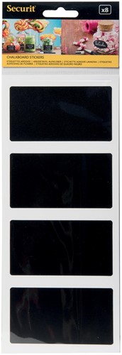 Etiket Securit krijtbord rechthoekig