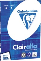 Kopieerpapier Clairalfa presentatiepapier A4 160gr wit 50vel
