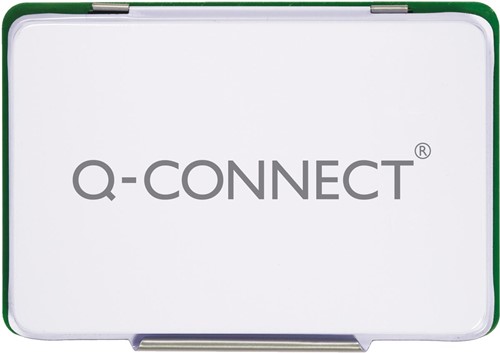 Stempelkussen Q-Connect 110x70mm groen-2