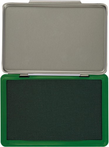 Stempelkussen Q-Connect 110x70mm groen-3