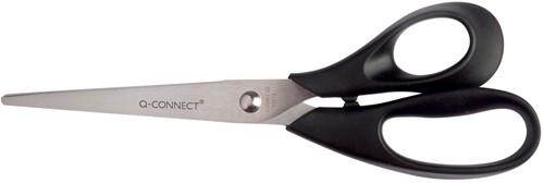 Schaar Q-Connect 210mm + plastic handvat zwart