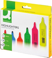Markeerstift Q-Connect assorti p/6