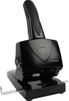 Perforator Q-Connect heavy duty 2-gaats 65vel zwart