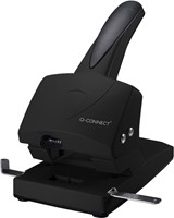 Perforator Q-Connect heavy duty 2-gaats 65vel zwart-2