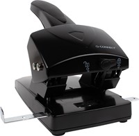 Perforator Q-Connect heavy duty 2-gaats 65vel zwart-3