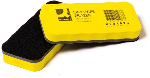 Whiteboardwisser Q-Connect magnetisch geel-3