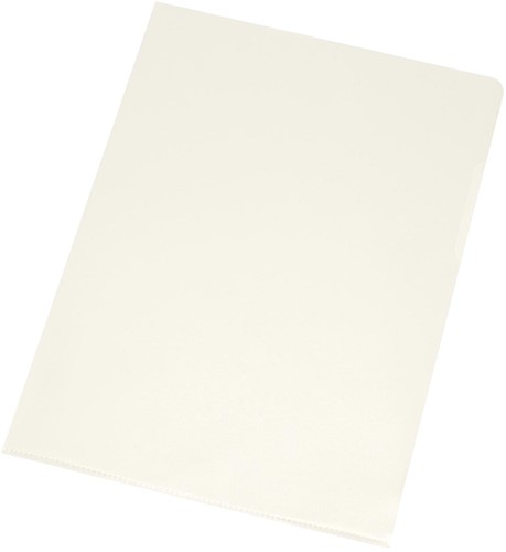 Insteekmap L-model Q-Connect A4 PP 0.12mm nerf 100 stuks