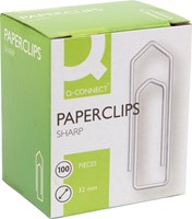 Paperclip Q-Connect 32mm gegalvaniseerd 100stuks
