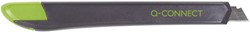 Snijmes Q-Connect light duty 9mm zwart/groen