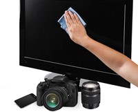 Microvezeldoek Q-Connect 15x18cm blauw