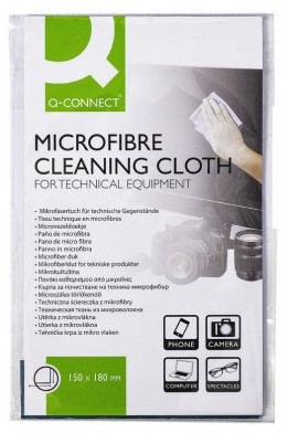Microvezeldoek Q-Connect 15x18cm blauw-2