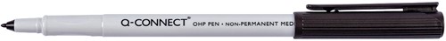 Viltstift Q-Connect OHP marker non permanent rond medium zwart