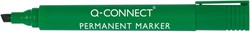 Viltstift Q-Connect permanent schuine punt groen