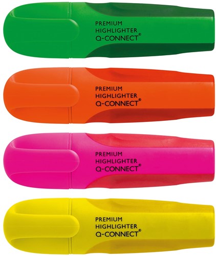 Markeerstift Q-Connect premium assorti p/4-2