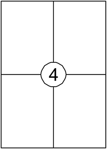 Etiket Q-Connect 105x148mm 800 stuks - 200vel-2