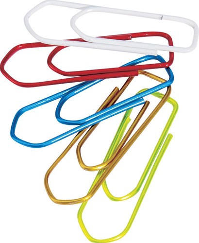 Paperclip Q-Connect 32mm assorti 75stuks-2