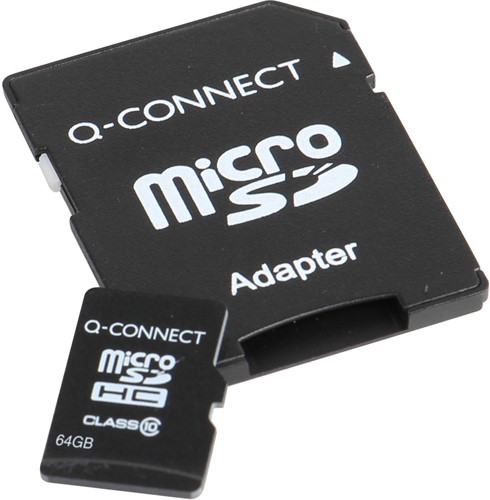 Geheugenkaart Q-Connect Micro SDXC+adapter 64GB-2