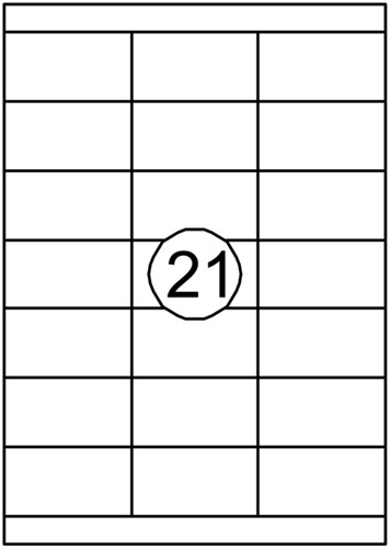 Etiket Gallery 70x38mm 2100 stuks-2