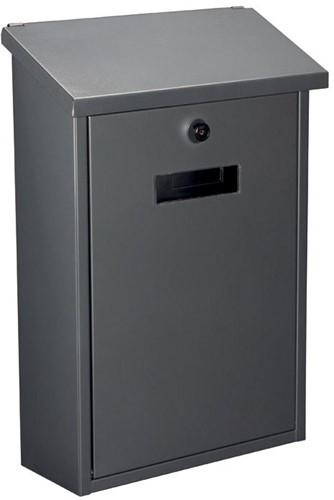 Brievenbus Perel Rio wand zilver