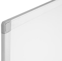 Whiteboard Q-Connect 90x120cm melamine 1 zijde wit + 1 zijde geruit-2