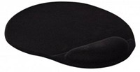 Muismat Q-Connect met gel polssteun zwart-2