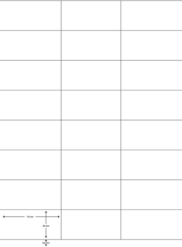 Etiket Q-Connect 70X35mm wit 2400stuks-2