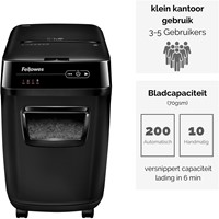 Papiervernietiger Fellowes Automax 200C snippers 4x38mm-2