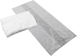 Afvalzak container HDK 230x145cm 18micron 240liter transparant 30stuks