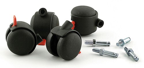 Wielenset tbv vrijstaand garderoberek