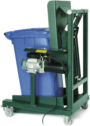 Hef-kantelinstallatie verrijdbaar tbv 240 liter afvalcontainers