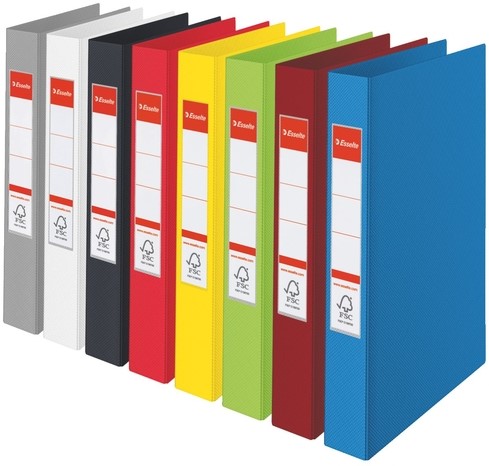 Ringband Esselte VIVIDA A4 4-rings O-mechaniek 25mm PP geel-3