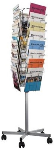 Folderstandaard Nedco staaldraad 32xA4