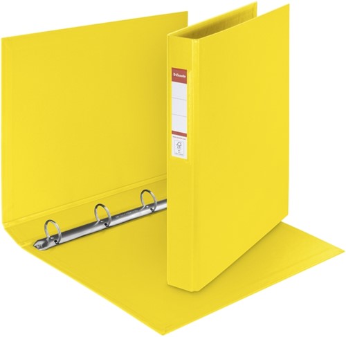 Ringband Esselte VIVIDA A4 4-rings O-mechaniek 25mm PP geel-1