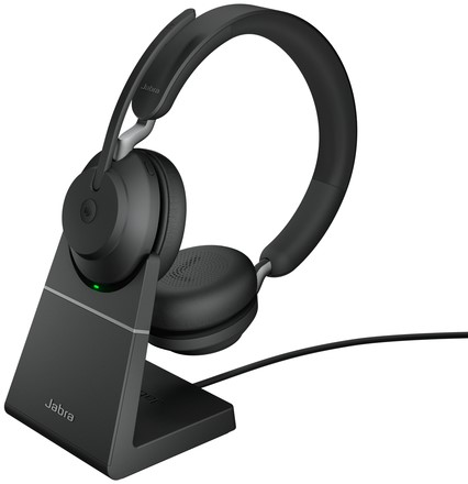 Jabra Evolve2 65 UC, (incl. standaard) USB-A Stereo Zwart
